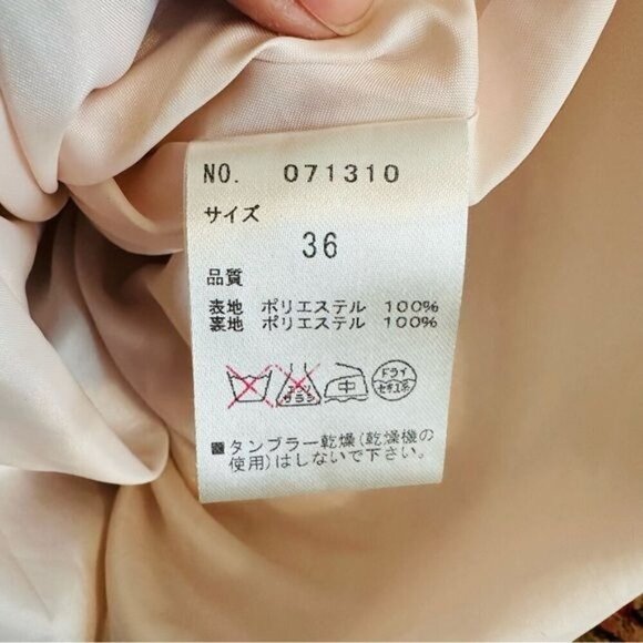 31 Sons de Mode Boho Floral Pleated Swing Flowy Round Neck Long Sleeves Size M - Picture 8 of 10